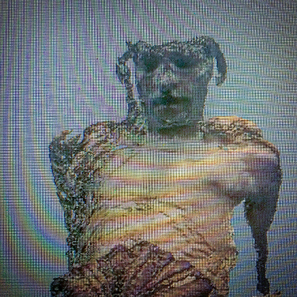 Interrupted 3D scan by artist Paul Coombs